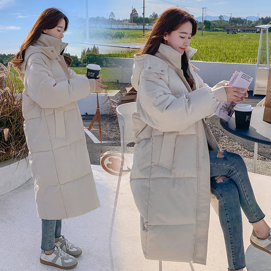 Chaqueta Puffer Acolchada de Plumón Suelta para Mujer - Image 8