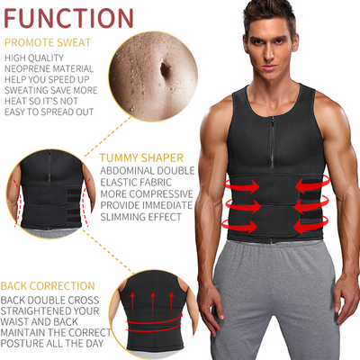Chaleco Sauna Reductor de Cintura con Doble Faja - Corset Deportivo Moldeador Corporal - Image 13