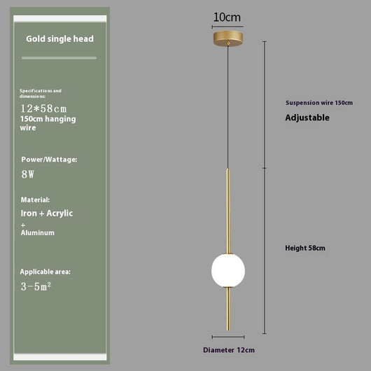 Lámpara de Techo Minimalista para Recámara Principal - Image 2
