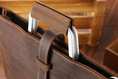 Bolsa de Hombro en Cuero Genuino de Primera Capa - Image 9