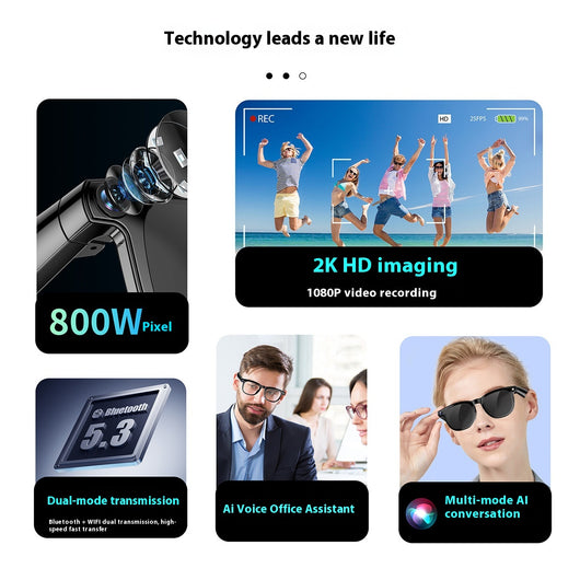 Gafas Inteligentes AI con Doble Lente 800W - Image 7