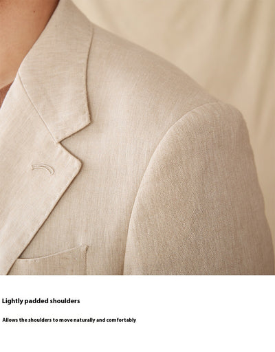 Saco de Lino Semiforro Casual para Hombre - Image 15