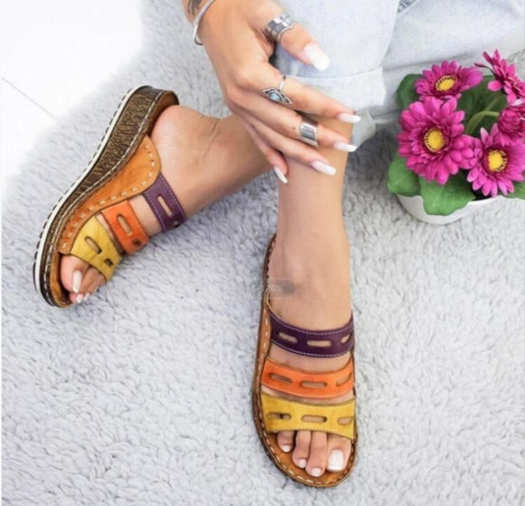 Conjunto de Sandalias y Pantuflas Casual para Mujer