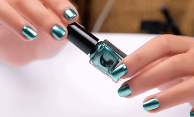 Esmalte de Uñas Espejo Plateado en Acero Inoxidable - Image 30