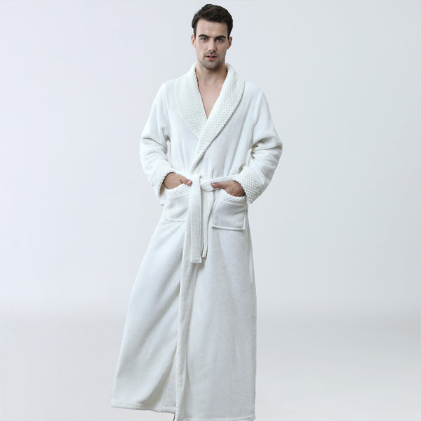 Pijama Térmico Coral para Hombre - Bata de Casa Acogedora y Abrigada - Image 5