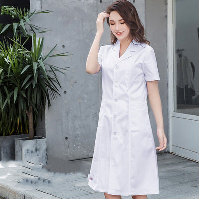 Bata Médica Blanca Profesional para Enfermeras y Doctoras - Image 2