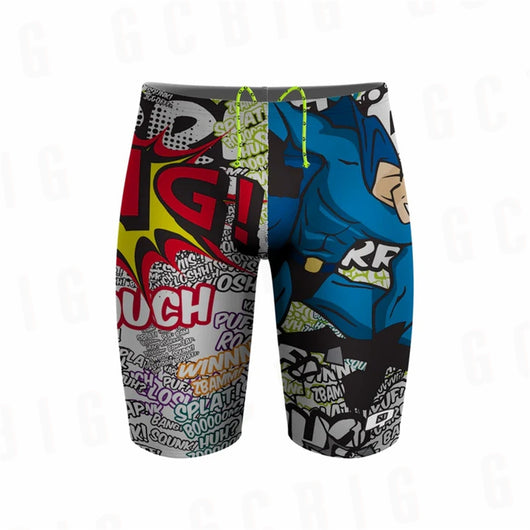 Shorts de Baño Hombre con Pliegue Plano, Secado Rápido