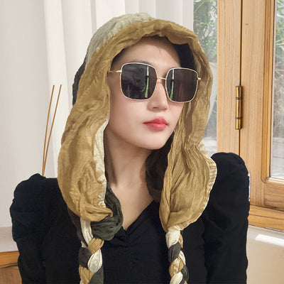 Pañuelo Tejido a Mano con Trenza para Niñas - Accesorio de Moda Delgado - Image 21