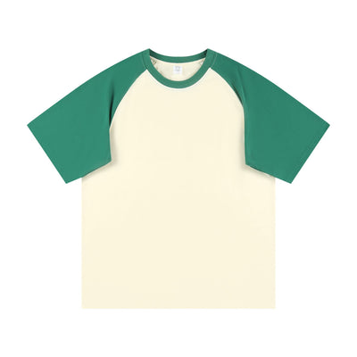 Playera Raglan Contraste 230g para Hombre - Comodidad de Verano