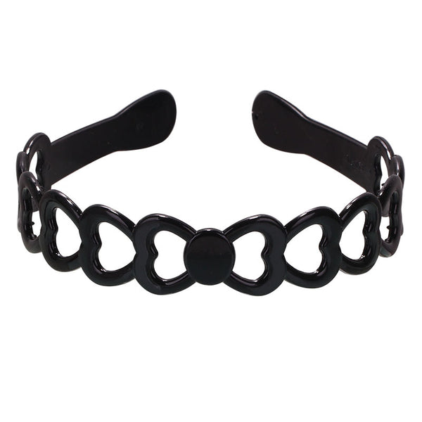Diadema de Moño con Efecto Spray Negro para Mujer - Image 13
