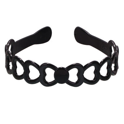 Diadema de Moño con Efecto Spray Negro para Mujer - Image 13