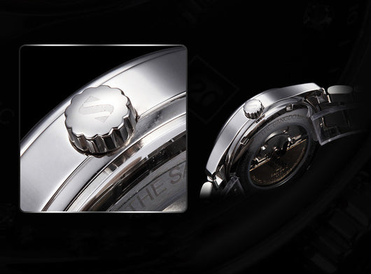 Reloj Mecánico de Acero Inoxidable Resistente al Agua - Image 9
