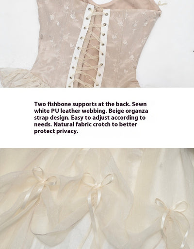 Corsé Rococo Europeo Clásico de Estructura Reforzada - Image 11