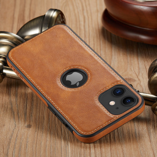 Funda para Celular con Patrón de Cuero y Costuras Decorativas - Image 8