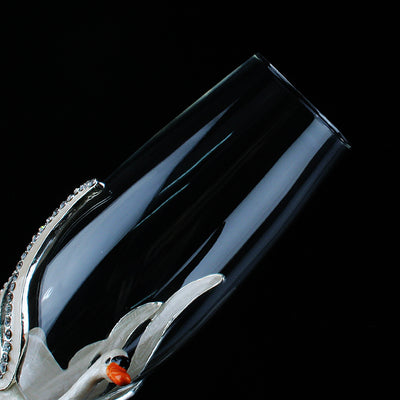 Copa de Champagne Cisne de Cristal Elegante - Image 7