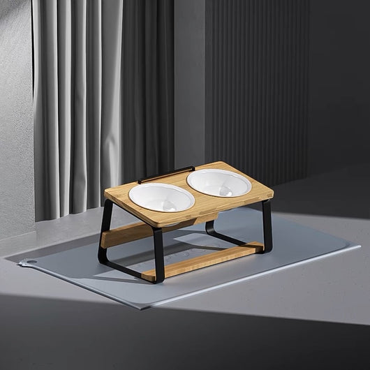 Comedero Doble para Mascotas con Soporte Ergonómico para la Columna - Image 6