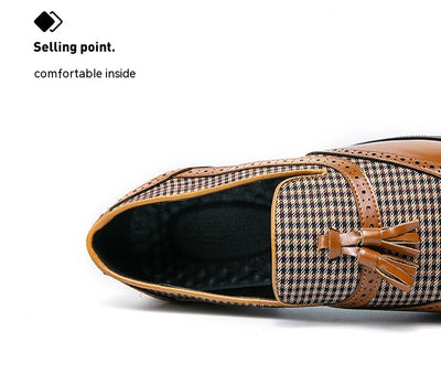 Zapatos de Cuero Estilo Británico para Hombre - Elegancia Ejecutiva - Image 11