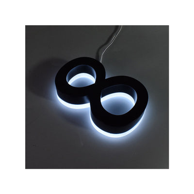 Placa de Números Luminosos en Acero Inoxidable para Puerta - Image 18