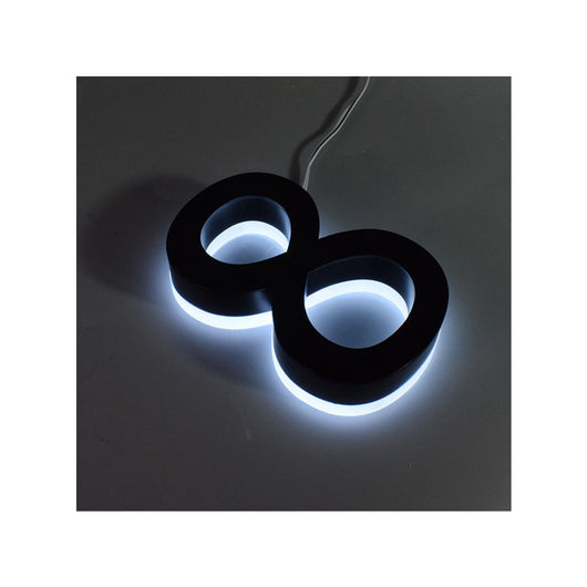 Placa de Números Luminosos en Acero Inoxidable para Puerta - Image 18