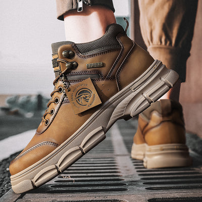 Botas de Trabajo Clásicas Estilo Británico para Moto y Exterior