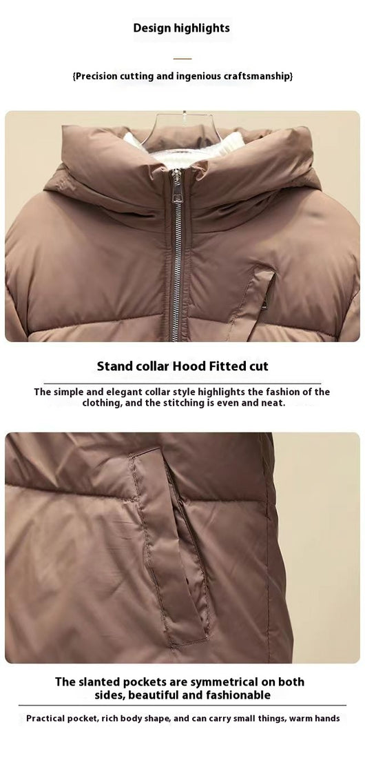 Abrigo Acolchado Cálido para Mujer con Bolsillos - Chaqueta de Algodón Grueso - Image 11