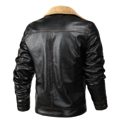 Chaqueta de Cuero para Hombre Casual Elegante Ajuste Moderno - Image 8