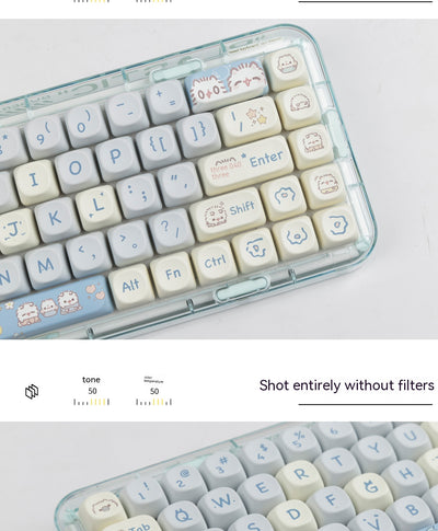 Keycap Gato Adorable MOA - Tecla Sublimada para Teclado Mecánico - Image 10