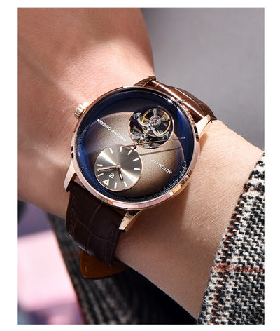 Reloj Automático Tourbillon de Lujo para Hombre con Esfera Luminosa - Image 24