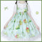 Jumpsuit Lolita Estampado Verde Menta con Tirantes