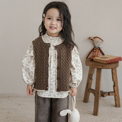 Blusa Infantil Floral de Manga Larga - Image 11