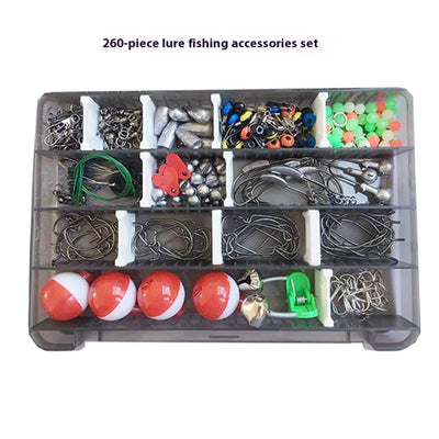 Kit Completo de Pesca 142 Piezas con Alicates y Señuelos Brillantes - Image 16