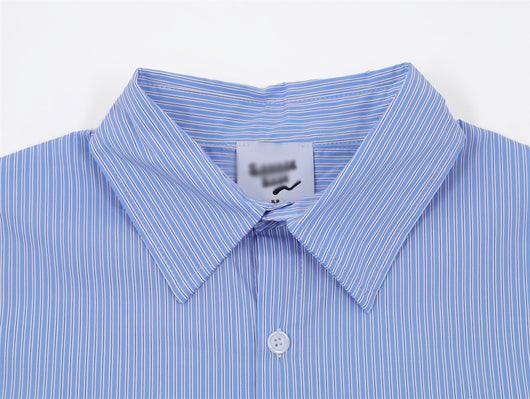Playera Deportiva Hombre Rayas Verticales Transpirable Corte Holgado - Image 8