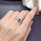 Anillo de Plata S925 Engaste Ovalado 5x7mm