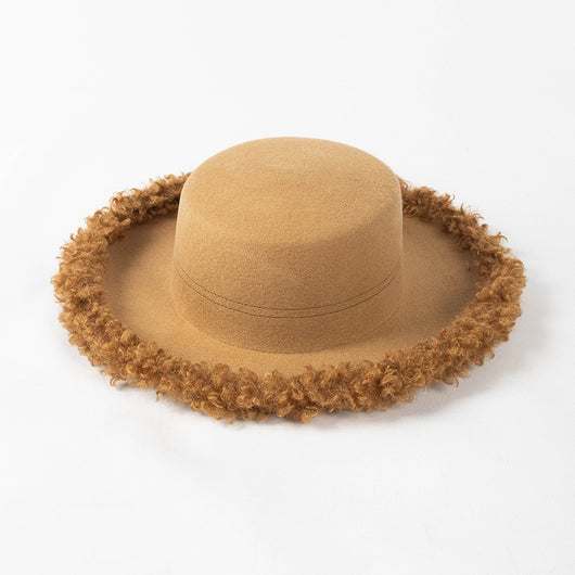Sombrero de Lana Premium con Ala Rizada - Estilo Casual Invierno - Image 7