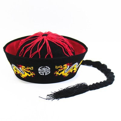 Sombrero Imperial Qianlong para Danza y Presentaciones Escénicas - Image 10