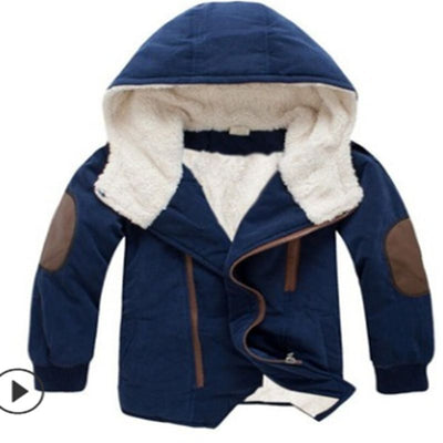 Abrigo Acolchado Infantil con Cuello de Piel Sintética para Niña - Image 3