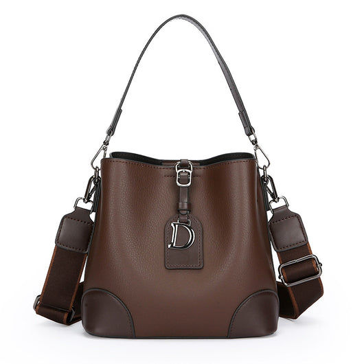 Bolso Bucket Bandolera Bicolor para Mujer - Image 7