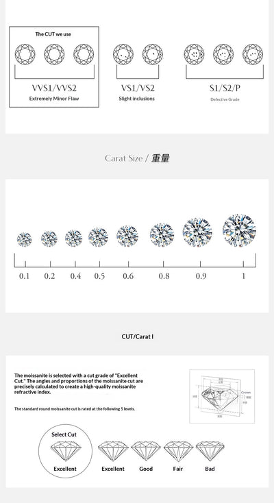 Aretes de Plata S925 con Diamantes Brillantes Estilo Urbano Versátil - Image 11