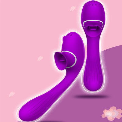 Vibrador de Lengua Flexible con Tecnología de Lametazo para Placer Intenso