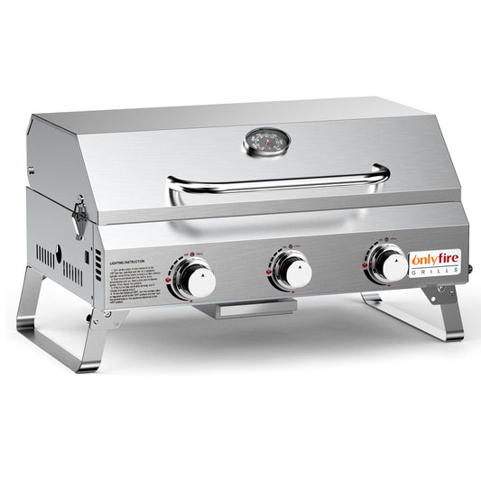 Asador de Gas de Escritorio con 3 Quemadores - Image 2