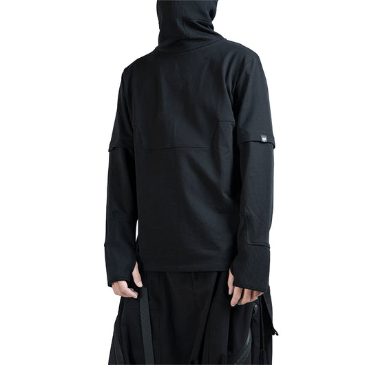 Sudadera Cuello Alto Funcional con Mangas Térmicas - Image 4