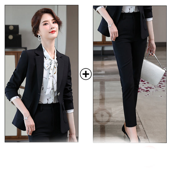 Traje Profesional para Mujer en Poliéster Color Sólido - Image 6