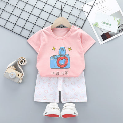Conjunto Infantil de Verano: Camiseta y Shorts de Algodón - Image 37