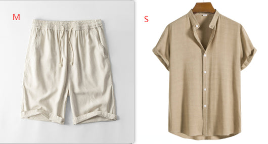 Camisa Manga Corta Cuadros Oscuros para Hombre - Image 16