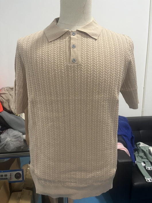 Camisa Tejida Casual para Hombre - Manga Corta Perfecta para Verano - Image 11