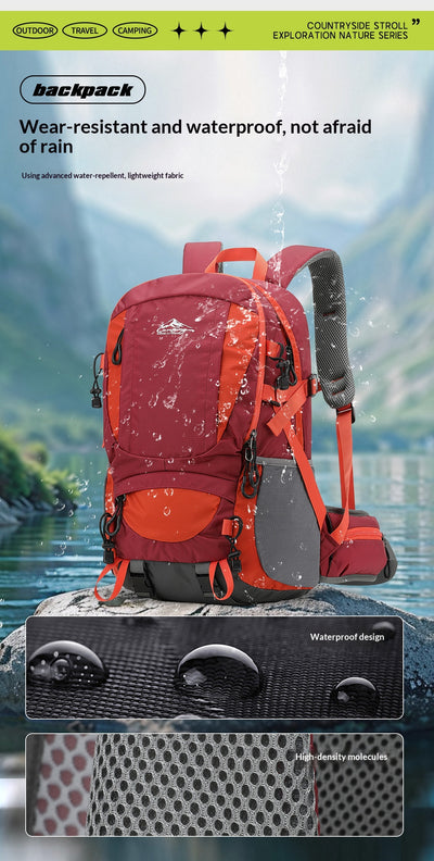 Mochila de Senderismo de Gran Capacidad Ultraligera para Hombre - Image 12