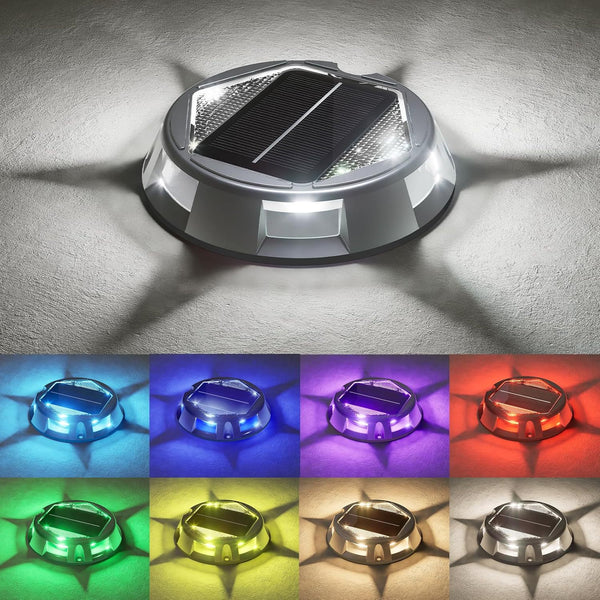 Lámpara Solar de Piso Impermeable Dual: Camino y Jardín