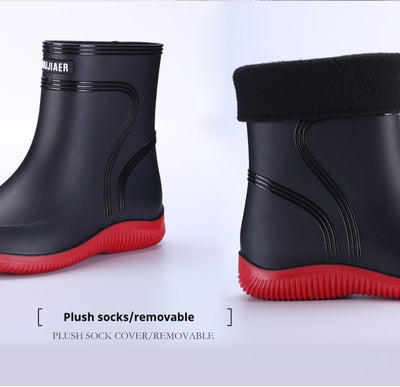 Botas Impermeables Acolchadas con Forro de Terciopelo para Hombre y Mujer - Image 23