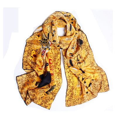 Pañoleta Larga de Satén Crepe para Mujer 160x45 cm - Image 5