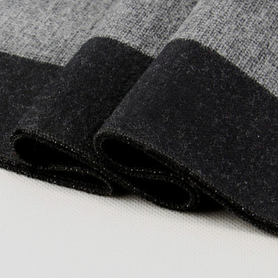 Bufanda Tejida para Hombre con Patrón Jacquard - Calidez y Estilo - Image 8